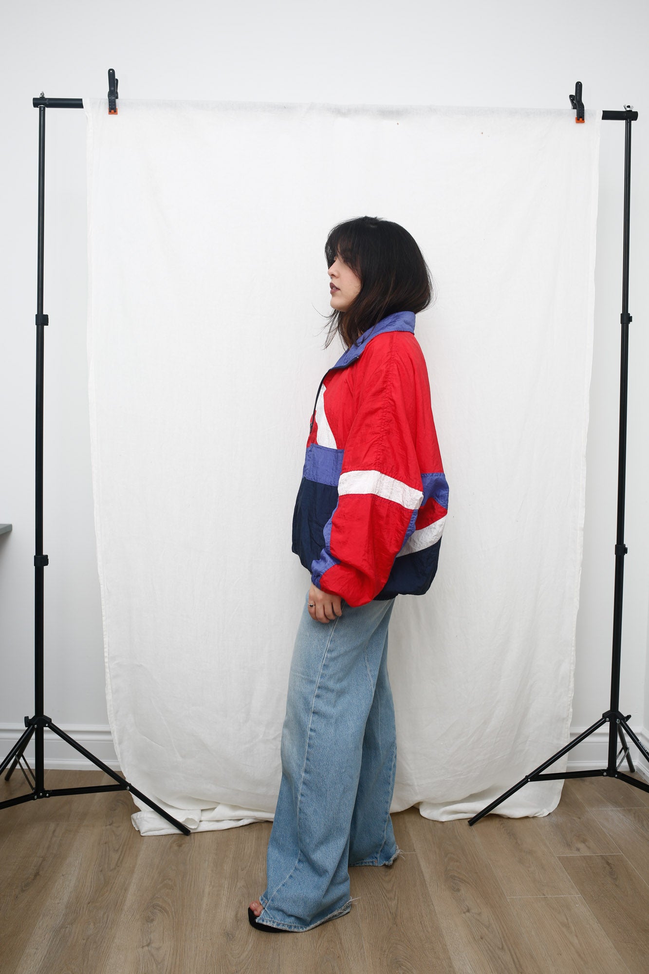 VTG EUC Rare Retro Athletic MacGregor Patriotic Windbreaker Jacket