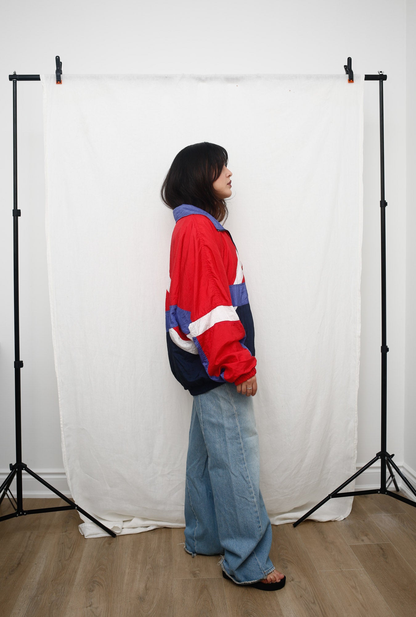 VTG EUC Rare Retro Athletic MacGregor Patriotic Windbreaker Jacket