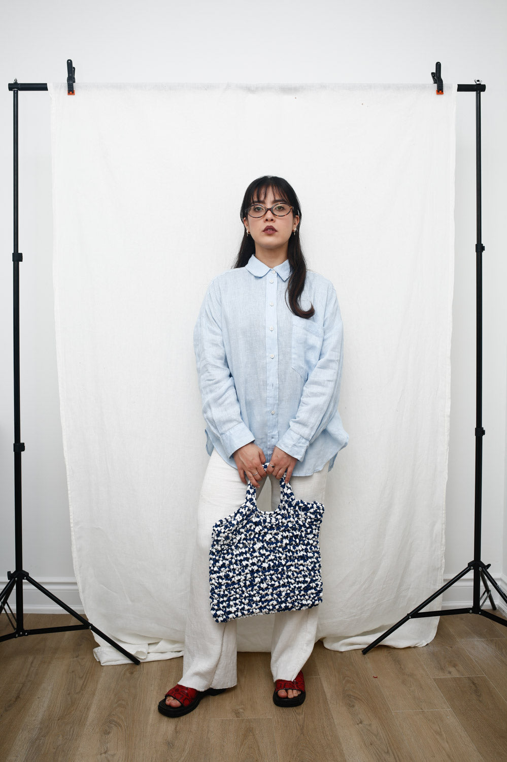 nextuser Handmade Crochet Tote Bag