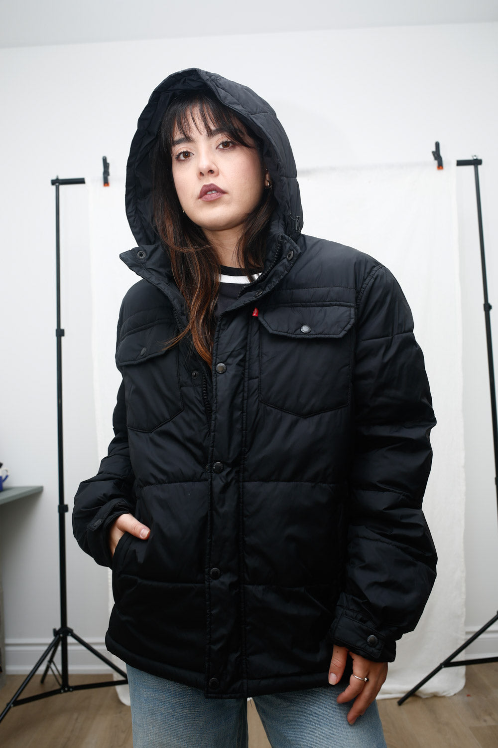 Levi’s Black Puffer Jacket