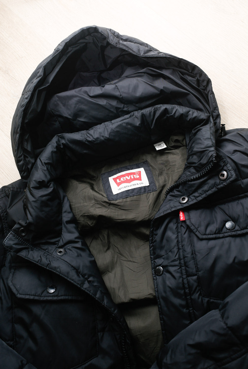 Levi’s Black Puffer Jacket