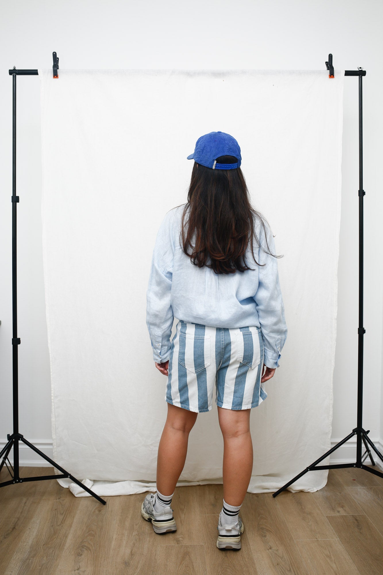Blue Corduroy Cap