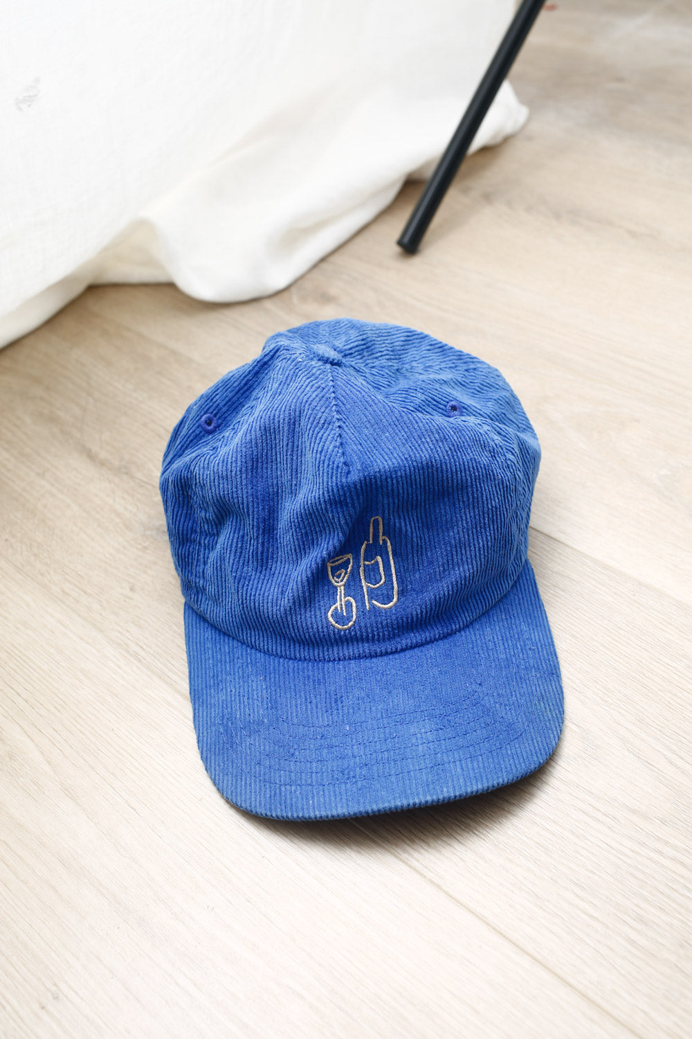 Blue Corduroy Cap