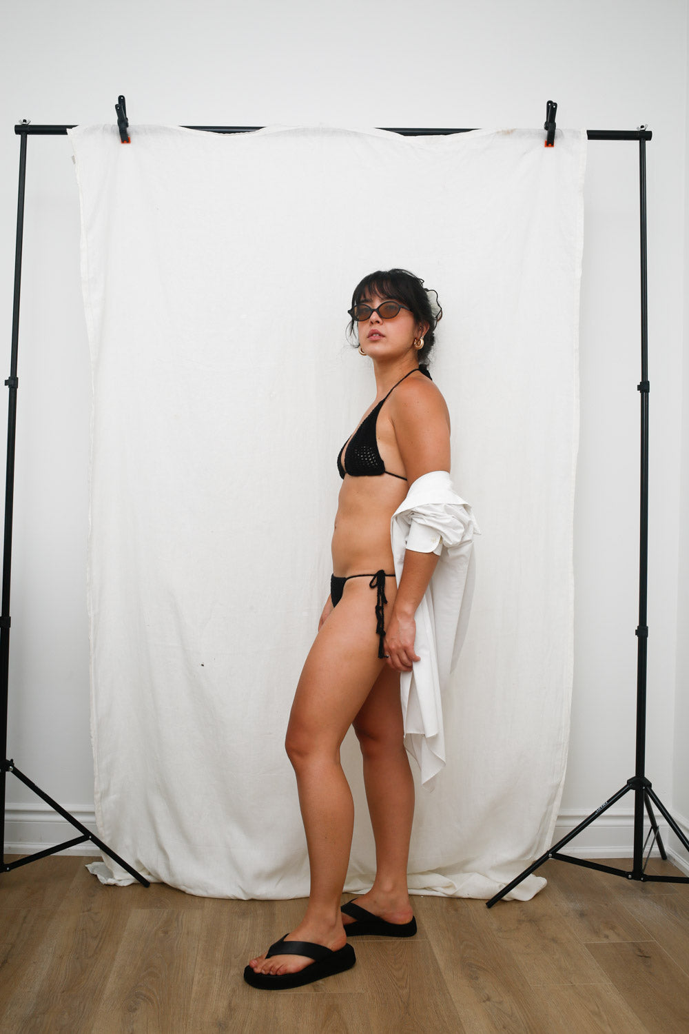 Handmade Classic Black Crochet Bikini