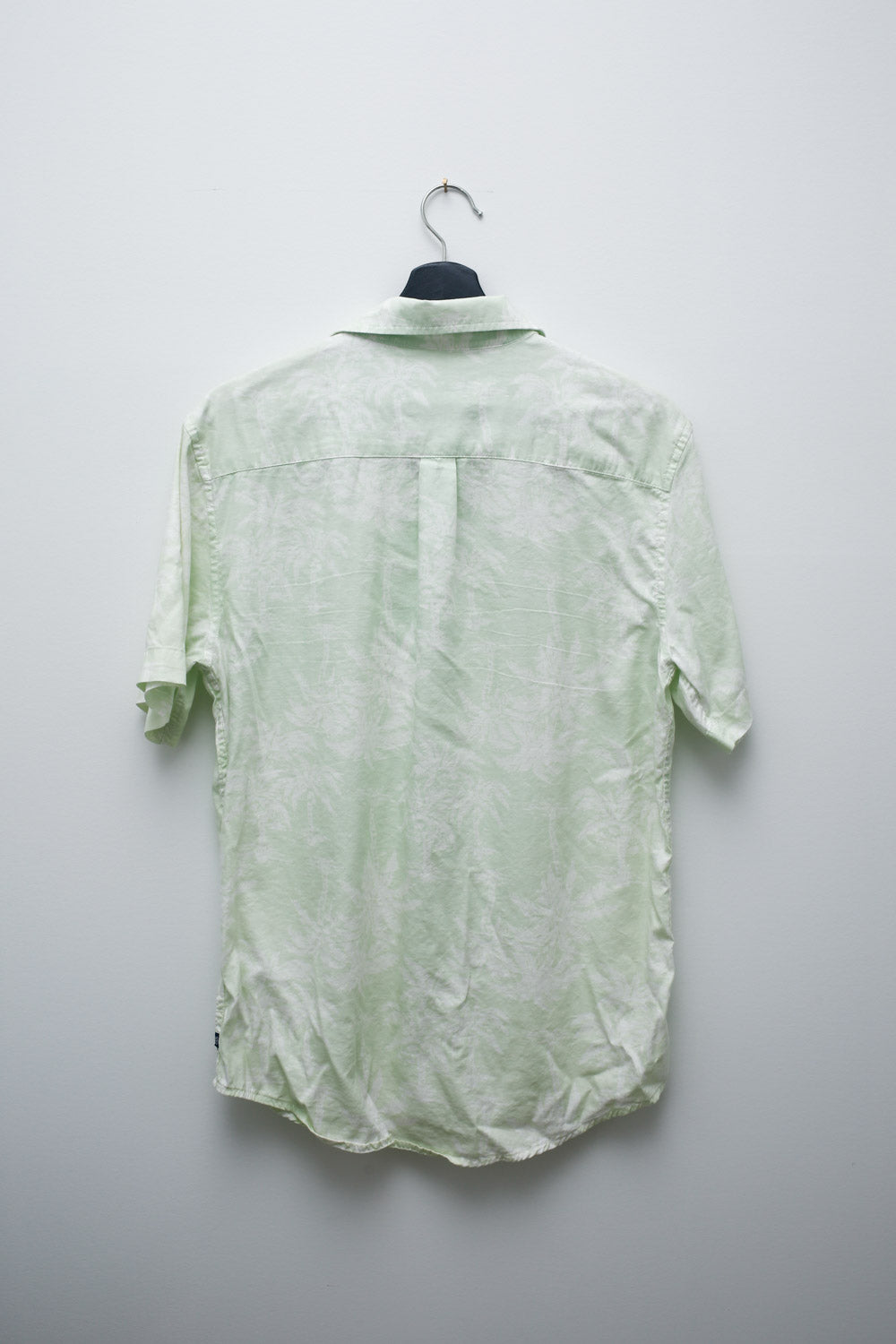 Mint Green Chaps Palm Print Shirt – Size S