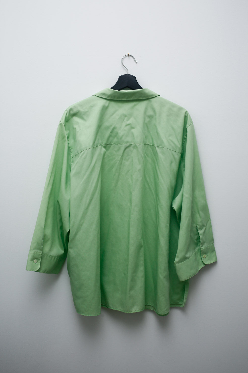 Light Green Wrinkle-Free Button-Up Shirt – Size L
