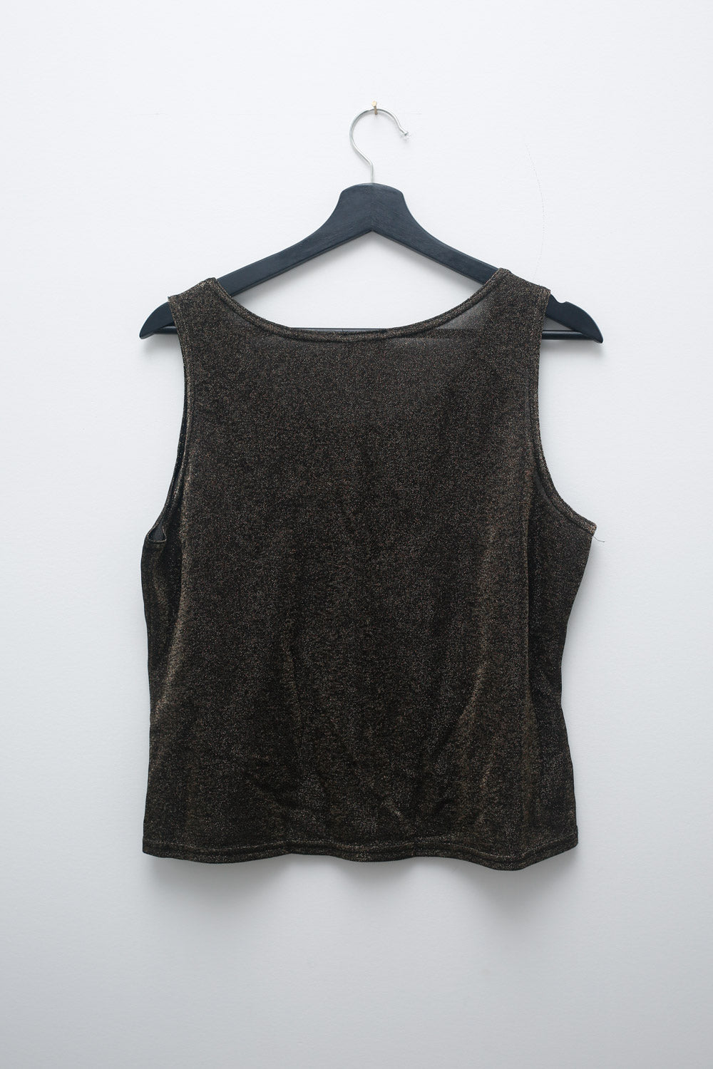 Cleo Bronze Metallic Tank – Size L