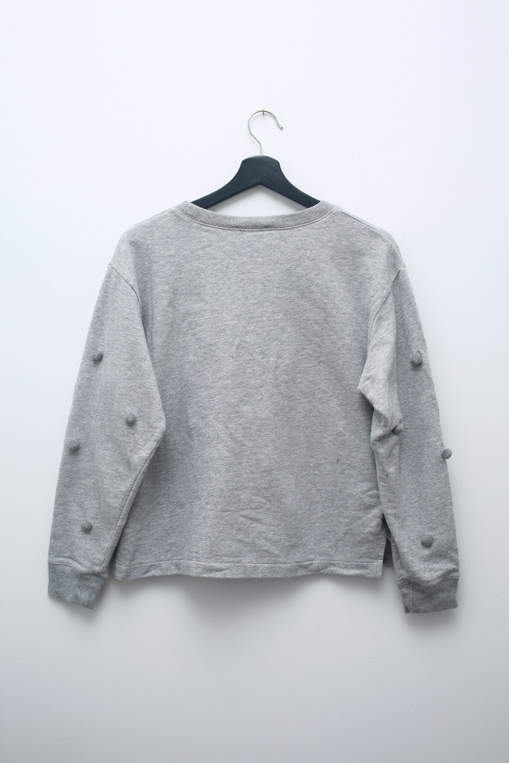 J.Crew Grey Pom-Pom Sweatshirt (M)