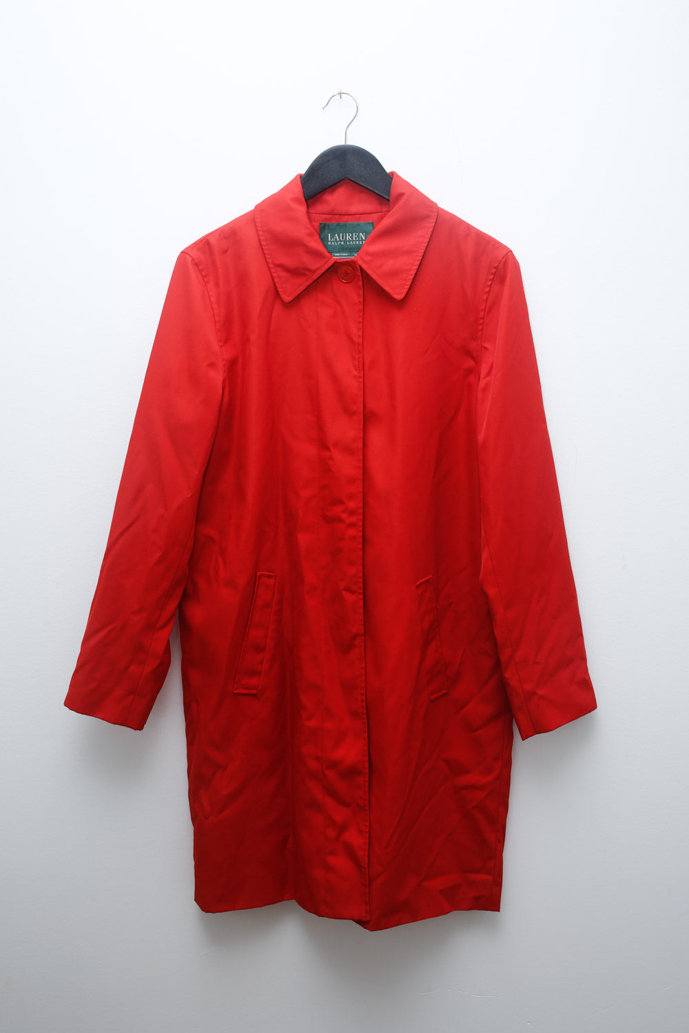 Lauren Ralph Lauren Classic Red Rain Coat