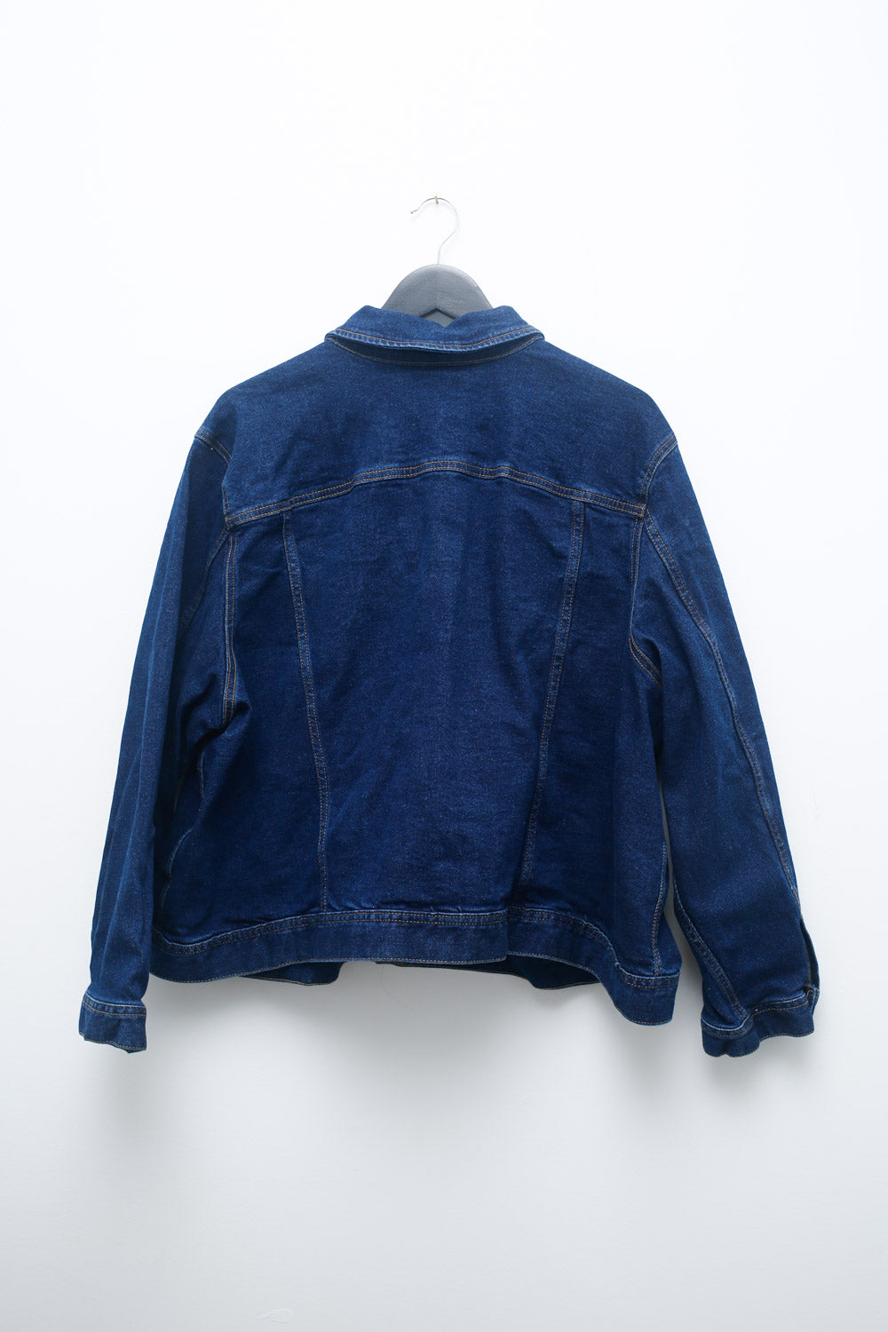 Classic Blue Denim Jacket – Unisex Oversized Fit