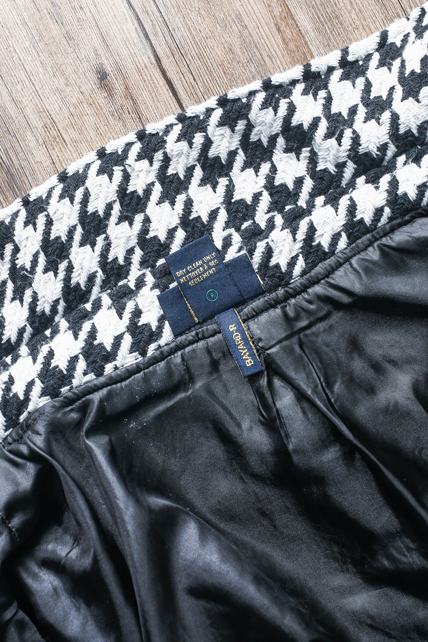 Houndstooth Wool Jacket