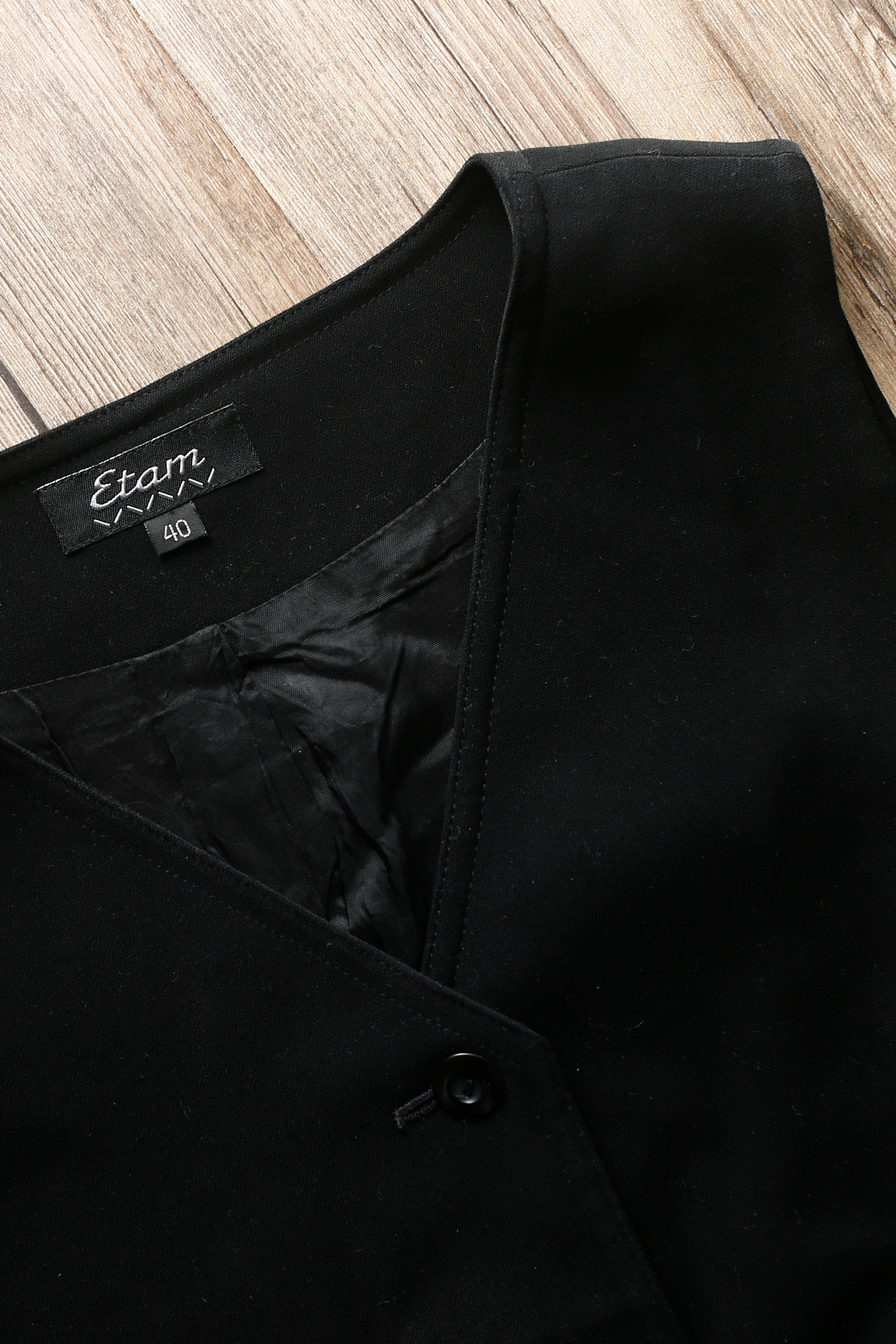 Classic Black Waistcoat Vest