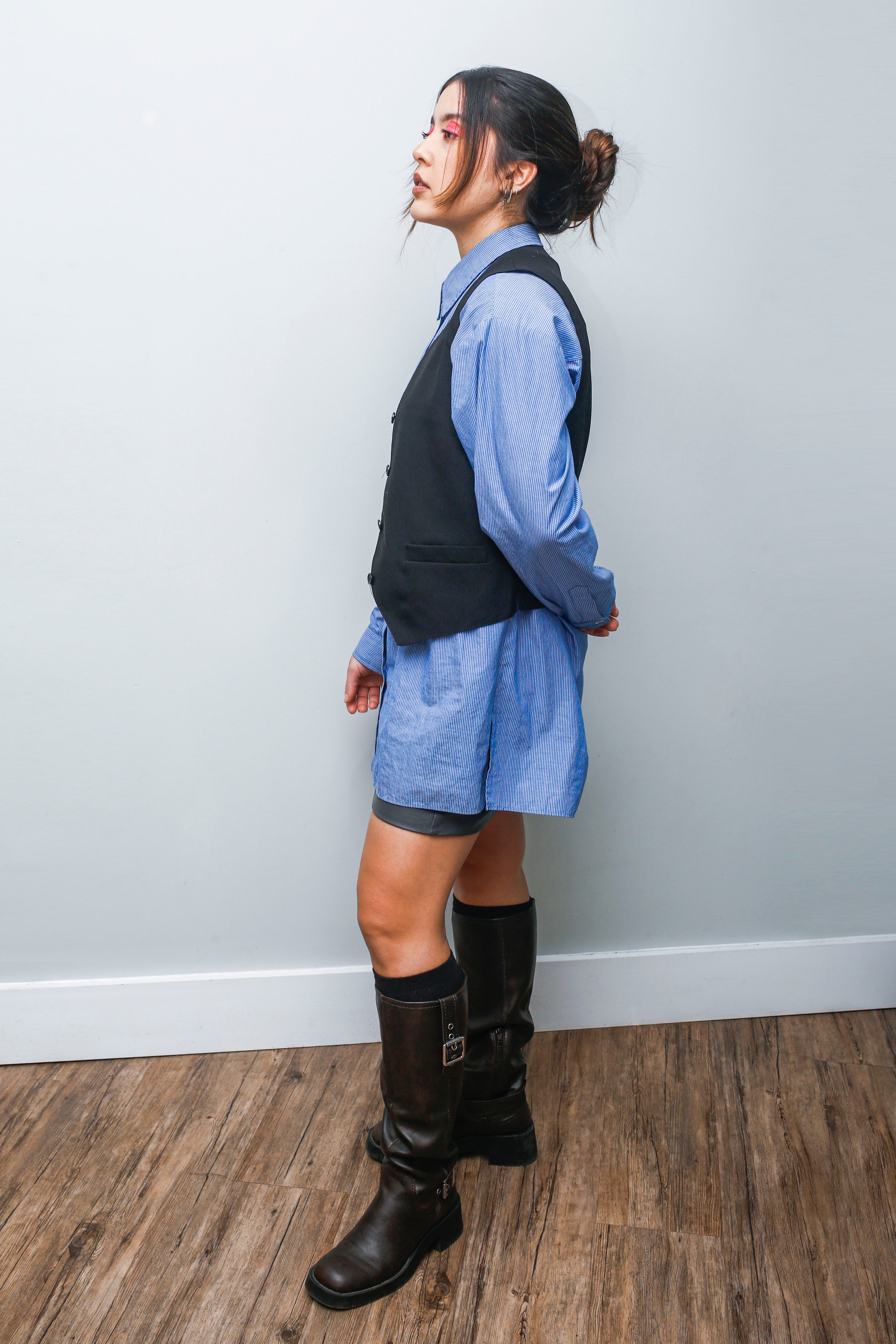 Classic Black Dress Vest—Formal Waistcoat