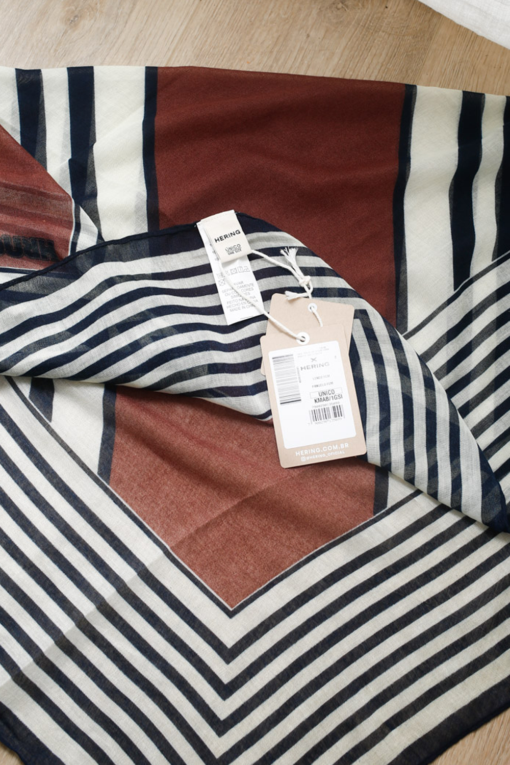 Multiway Striped Scarf – Worn as Top, Skirt & Accessory